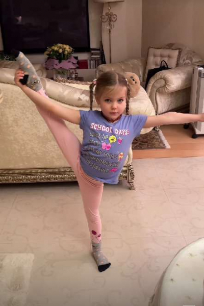 «Вообще просто»: Кудрявцева восхитилась спортивными навыками дочери